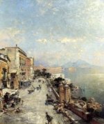 Posilipo, Naples - Oil Painting Reproduction On Canvas