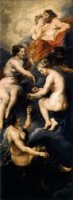 The Fate Spinning Marie's Destiny - Peter Paul Rubens oil painting
