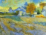 View of the Church of Saint-Paul-de-Mausole - Vincent Van Gogh Oil Painting