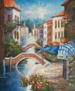 The River Villa - Oil Painting Reproduction On Canvas