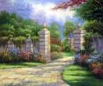 Summer Gate II - Oil Painting Reproduction On Canvas