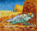 Rest From Work by Vincent Van Gogh.