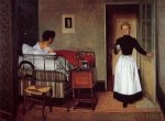 The Sick Girl - Felix Vallotton Oil Painting