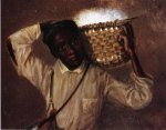 Young Boy with Cotton Basket on Shoulders - William Aiken Walker oil painting