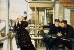 The Captain's Daughter II - James Tissot oil painting