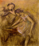Dancers In Repose - Oil Painting Reproduction On Canvas