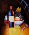 Still Life with Fruit and Wine - Oil Painting Reproduction On Canvas