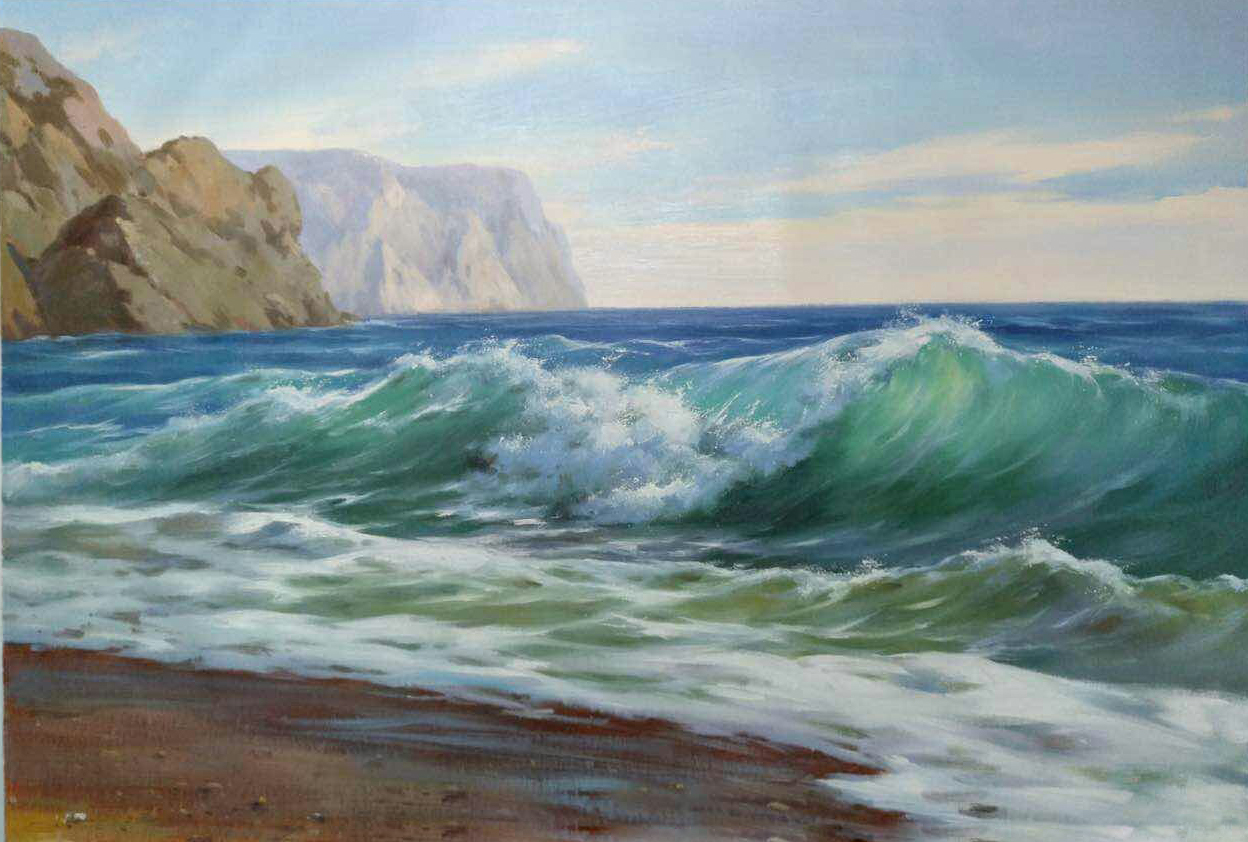 Sea wave – Oil Paintings for sale
