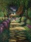 Garden Path at Giverny II - Claude Monet Oil Painting