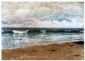 Seascape with Pines and Overhanging Clouds - Oil Painting Reproduction On Canvas