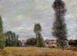 The Village of Moret, Seen from the Fields - Alfred Sisley Oil Painting