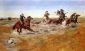 The Judith Basin Roundup - Charles Marion Russell Oil Painting