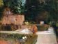 The Los Adarves Gardens, The Alhambra, Granada - Joaquin Sorolla y Bastida Oil Painting