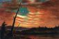 Our Banner in the Sky II - Frederic Edwin Church Oil Painting
