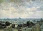 View of the Roofs of Paris - Vincent Van Gogh Oil Painting