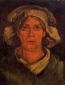 Head of a Peasant Woman With white Cap - Oil Painting Reproduction On Canvas