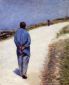 Man in a Smock - Gustave Caillebotte Oil Painting