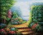 Garden of Serenity II - Oil Painting Reproduction On Canvas