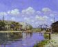 The Saint-Martin Canal - Oil Painting Reproduction On Canvas