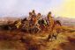 Indian Women Moving - Charles Marion Russell Oil Painting