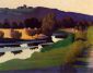 Evening on the Loire - Felix Vallotton Oil Painting