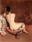 The Model - William Merritt Chase Oil Painting