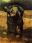 Peasant Woman Digging - Oil Painting Reproduction On Canvas