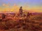 The Free Trader - Charles Marion Russell Oil Painting