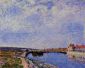 The Barge Port and Saint-Mammes - Oil Painting Reproduction On Canvas