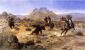 Capturing the Grizzly - Charles Marion Russell Oil Painting