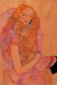 Woman with Long Hair - Oil Painting Reproduction On Canvas