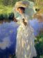 A Morning Walk - Oil Painting Reproduction On Canvas