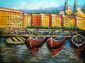 Boat Dock - Oil Painting Reproduction On Canvas