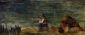 Fisherman on the Rocks - Paul Cezanne Oil Painting