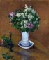 Still LIfe with a Vase of Lilacs - Gustave Caillebotte Oil Painting