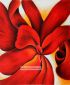 Red Cannas by Georgia O'Keeffe