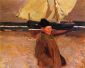 Old Valencian Fisherman - Joaquin Sorolla y Bastida Oil Painting