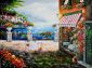 Cafe Italy II - Oil Painting Reproduction On Canvas