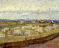La Crau with Peach Trees in Bloom - Vincent Van Gogh Oil Painting