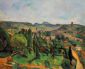 Ile de France Landscape II - Paul Cezanne Oil Painting