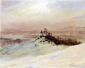 Winter on the Hudson River Near Catskill, New York - Frederic Edwin Church Oil Painting