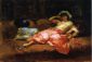 Three Temptations of Christ (detail 3) (Cappella Sistina, Vatican) - Sandro Botticelli oil painting
