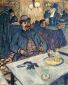 Monsieur Boleau in a Cafe - Henri De Toulouse-Lautrec Oil Painting