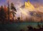 Mountain Lake - Albert Bierstadt Oil Painting