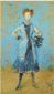 The Blue Girl - Oil Painting Reproduction On Canvas