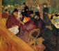 At the Moulin Rouge - Henri De Toulouse-Lautrec Oil Painting