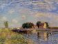 Saint-Mammes, Ducks on Canal - Oil Painting Reproduction On Canvas