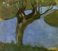 Irrigation Ditch with Mature Willow - Piet Mondrian Oil Painting