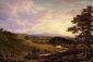 View near Stockbridge, Mass. - Frederic Edwin Church Oil Painting