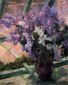 Lilacs in a Window II - Mary Cassatt Oil Painting
